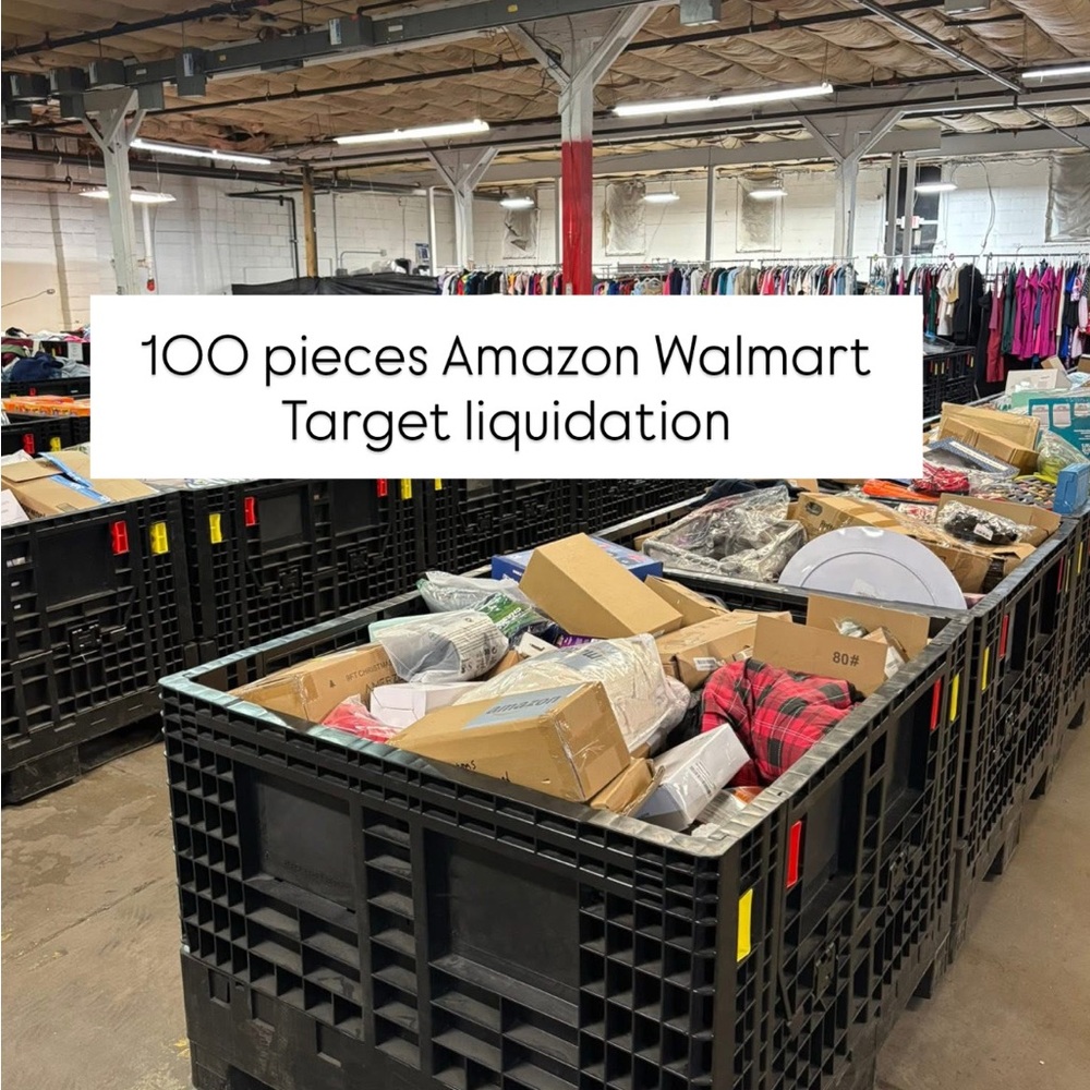 100 pc mystery box return Amazon Marshalls target liquidation gen merchandise